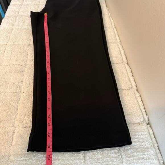 Liz Claiborne Emma Classic Black Ankle Pants Size 12 Staple Office Essential - Picture 9 of 13